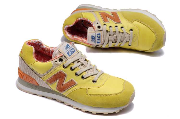 white new balance 574 new balance chaussures running course pas cher